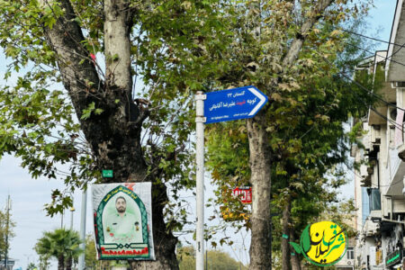 یک کوچه در لاهیجان به نام شهید علیرضا آقاجانی مزین شد