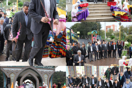 جشنواره تئاتر خیابانی شهروند لاهیجان با گلباران مزار شهدا آغاز شد