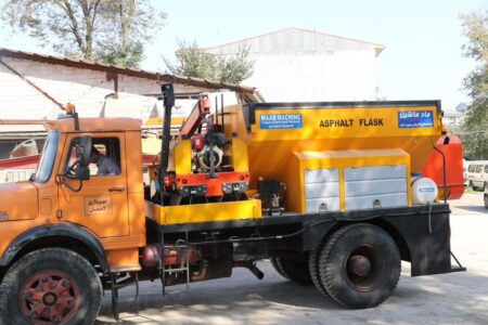 یک دستگاه فلاسک آسفالت توسط شهرداری لاهیجان خریداری شد